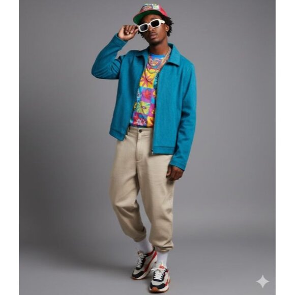 Golf Wang Faux Suede Y2K Skater Golf Work Jacket Tyler The Creator Small - Picture 4 of 12